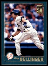 Clay Bellinger 2001 Topps #26 Yankees MLB READ FREE SHIPPING AutographDen