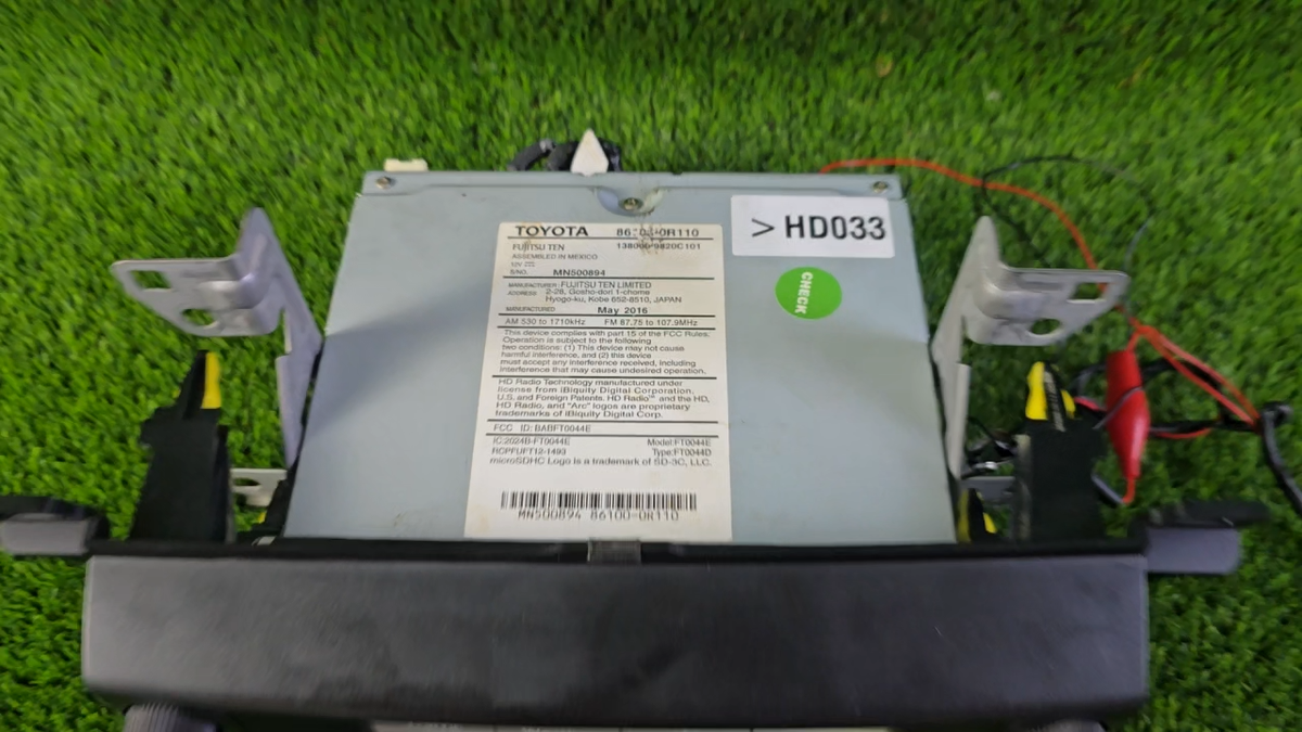 Toyota Rav4 2016-2018 JBL Gracenote xm touch screen 86100-0R110 ID