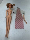Quick Curl Kelley Barbie Doll Vintage With Pink Dress