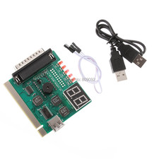 2 Digit Bit PC Computer Motherboard Diagnostic Card USB PCI LCD Error Code Disp