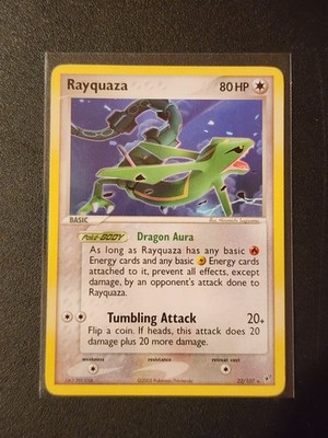 all rayquaza pokemon cards Rayquaza- 22/107 EX Deoxys - Pokémon TCG - Regular Rare - LP Excellent Card