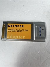 NETGEAR WG511T 108 Mbps Wireless PC Card 32-Bit CardBus Untested