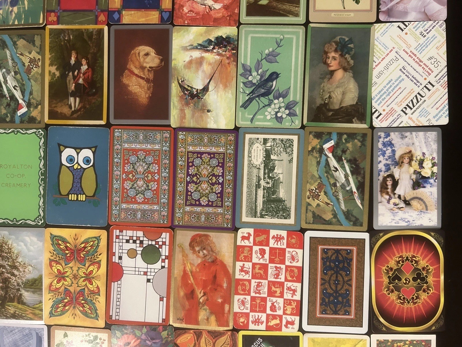 Lot of 500 Single Playing Cards  vintage to modern collect craft, variety mixed