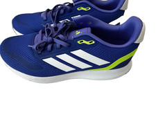 Adidas Unisex Run Falcon Royal Blue Yellow Kids Size 7 - Brand New