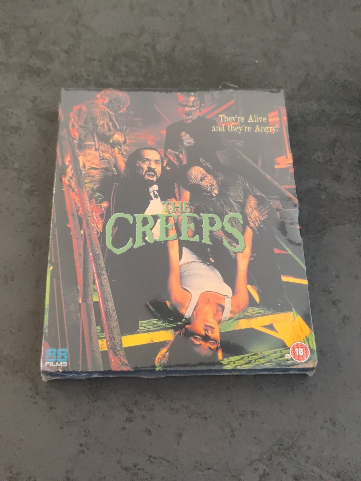 THE CREEPS BLU RAY WITH SLIPCOVER BRAND NEW SEALED UK RELEASE