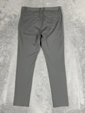Rhone Commuter Pants Mens 32 Gray Stretch Slim Fit Performance Golf Work