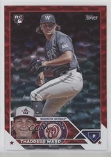 2023 Topps Update Red Foil 59/199 Thad Ward Thaddeus Ward #US111 0a6