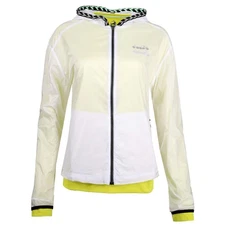 diadora L. Multilayer Be One Full Zip Jacket Womens White Casual Athletic Outerw