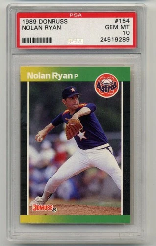 1989 Donruss Nolan Ryan #154 PSA 10! Gem mint!