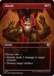 Abrade (Borderless) Foil - Innistrad Remastered #311