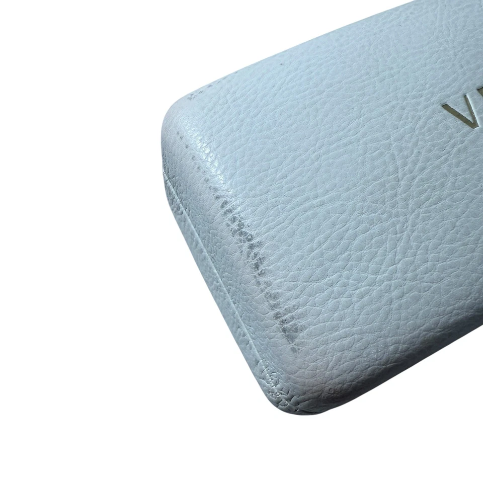 Versace White Leather Sunglasses Case Hard Shell Eyeglass Glasses Holder - Image 4 of 4
