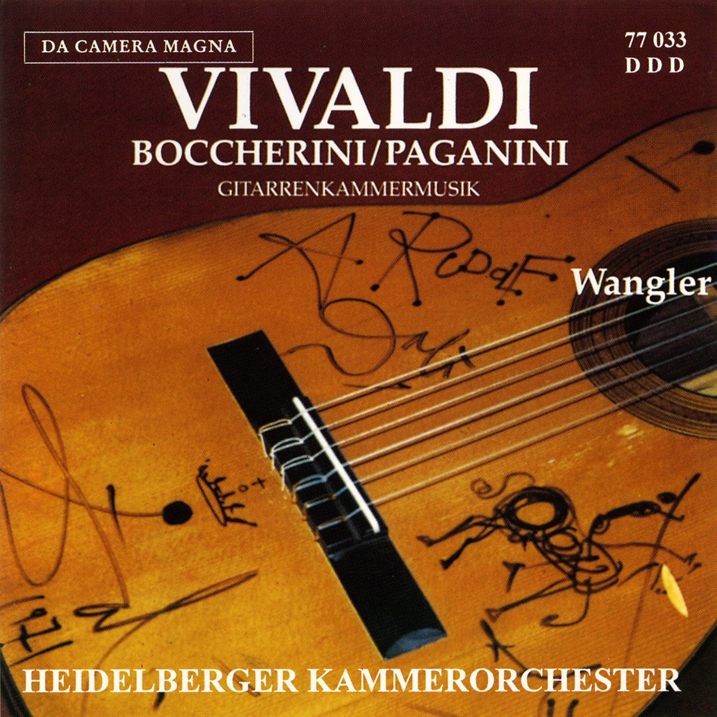 Concert for Gui Vivaldi: Concerto for Guitar in D major - Boccherini: Guita (CD)