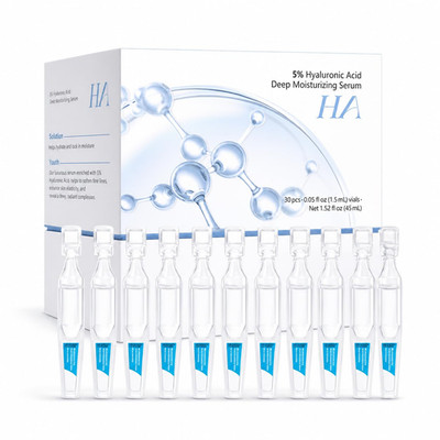 5% Hyaluronic Acid Serum for Face, 4D Multi-Layer Hydration, Ultra Hydrating Ant