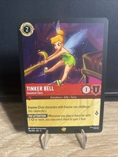 Disney Lorcana TCG 136/204 Tinker Bell Insistent Fairy Legendary Card NM-MINT