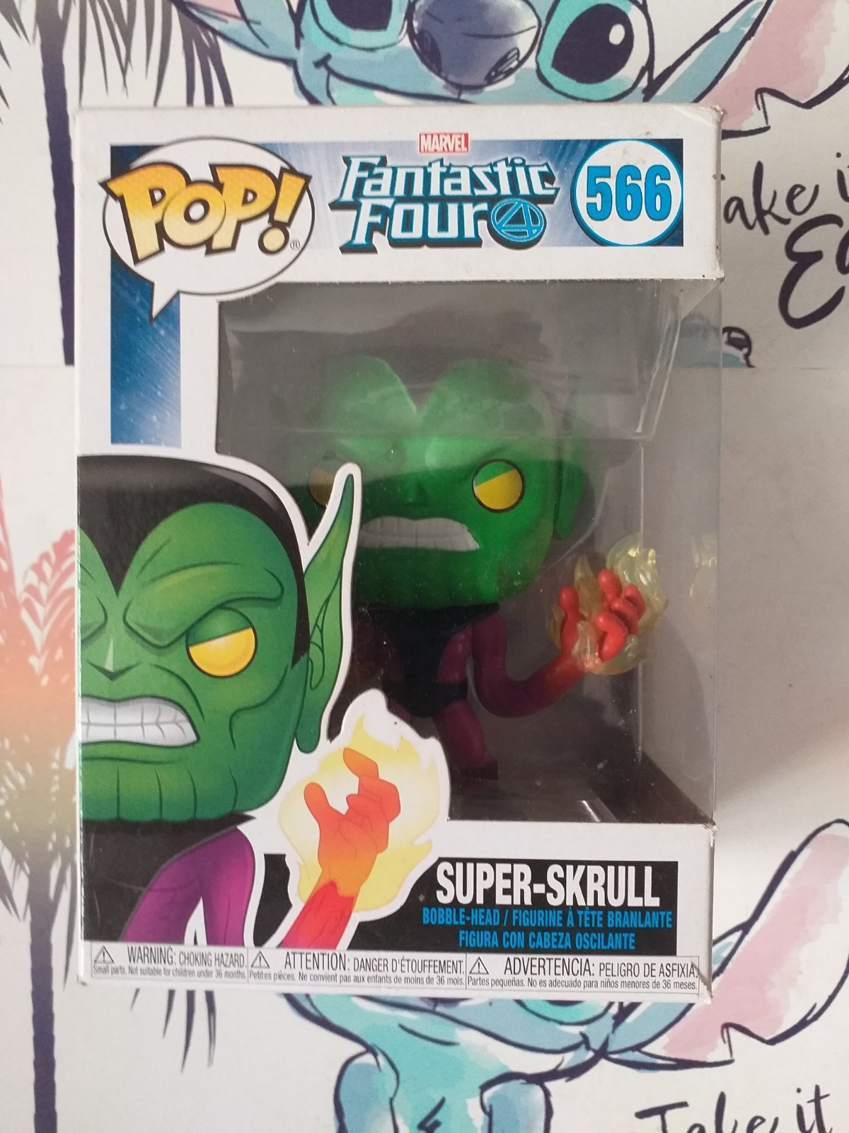 Funko Pop! MARVEL STUDIOS - FANTASTIC FOUR - SUPER-SKRULL No566