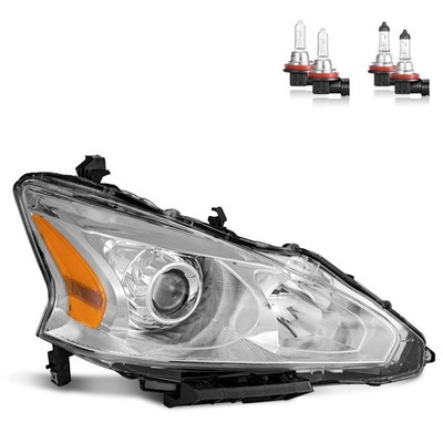 Right Side Headlight For 2013-2015 Nissan Altima Sedan Headlamp with Bulbs