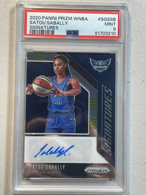 Satou Sabally PSA 9 2020 Panini Prizm WNBA Signatures Rookie RC Auto Autograph