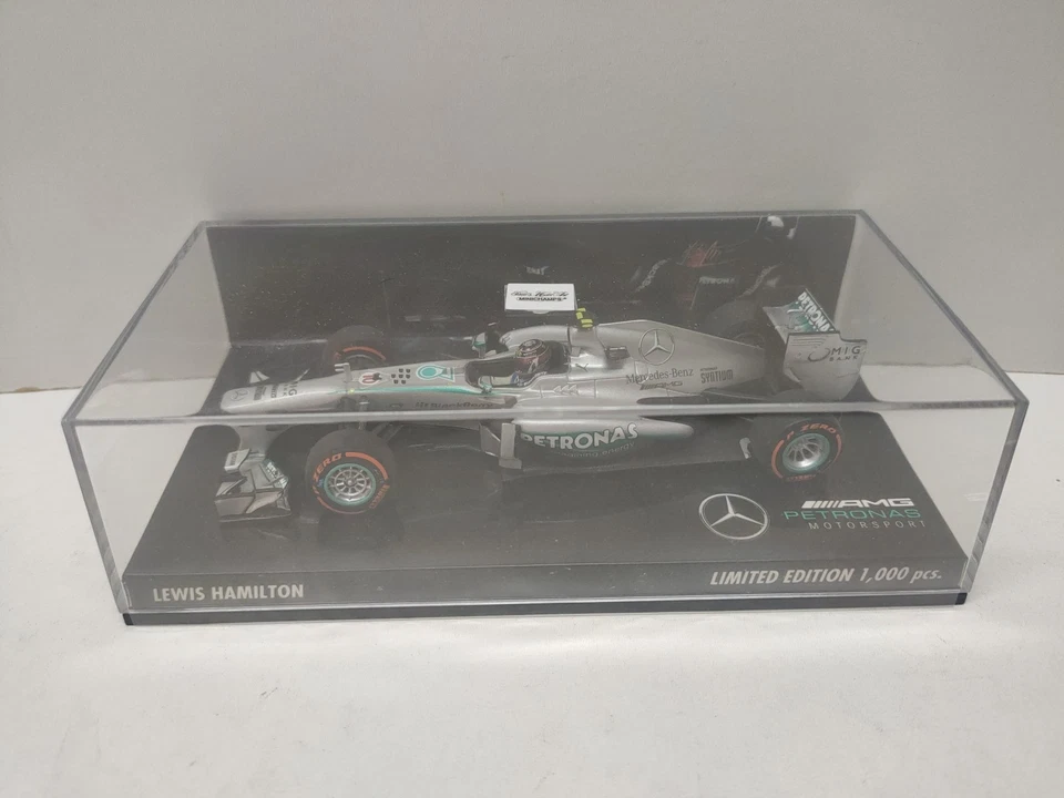 Mercedes W04 Hamilton USA GP 2013 1/43 Minichamps - Photo 2/4