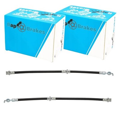 2X RAP BRAKES BREMSSCHLAUCH BREMSSCHLÄUCHE VORNE passend für MAZDA 323 