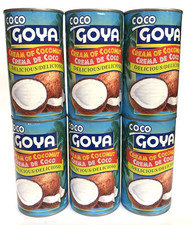 6 GOYA Cream of Coconut Milk Crema De Coco 15 oz Exp 3/2027 Lot of 6