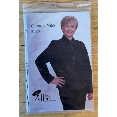 A Little More Effect #0520 Country Nites Jacket Pattern UNCUT Size 8 - 24