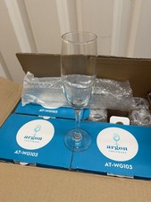Argon Tableware AT-WG103 Classic Clear Stemmed Champagne Flutes 180ml Set 6 x 4