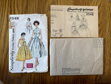VTG 1958 UNCUT Simplicity 2549 Sewing Pattern...