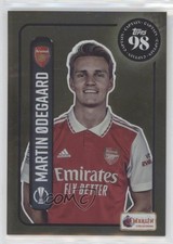 2022-23 Topps Merlin's Heritage 98 UCL Captain Martin Odegaard #142 d7k