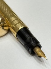 Vintage Fountain Pen Warranted Gold Plated Ni...