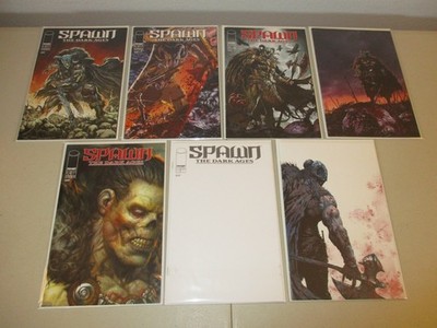 Spawn The Dark Ages #1-6 (Full ''B'' Cover Series, Lot of 7) VF/NM Image 2025