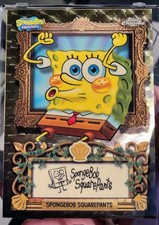 Marketplace image: 2025 Topps Chrome SpongeBob SquarePants SpongeBob 1/1 Vip Superfractor