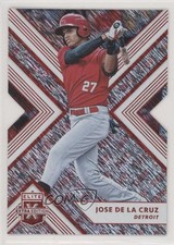 2018 Panini Elite Extra Edition Status Red Die-Cut /99 Jose De La Cruz #115 g1z