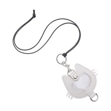 Memorial Pet Hair Keychain Cat Hair Storage Keepsake PU Pendant