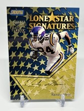 1999 Topps Certified Autographs Randy Moss Stadium Club Lone Stars Signatures