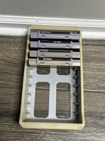 Original Super Nintendo SNES Console Bundle Lot 4 Games Authentic Tested