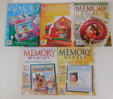 Memory Makers Lot of 5 Scrapbook Scrapbooking Magazines 1999  2003