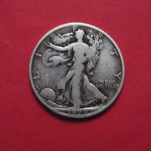 1929-D Walking Liberty Half Dollar VG Condition - Better Date