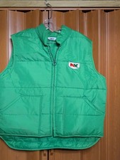 Vtg Big Smith Farmer Trucker Tractor Work Western Puffer Vest Mens XL Green