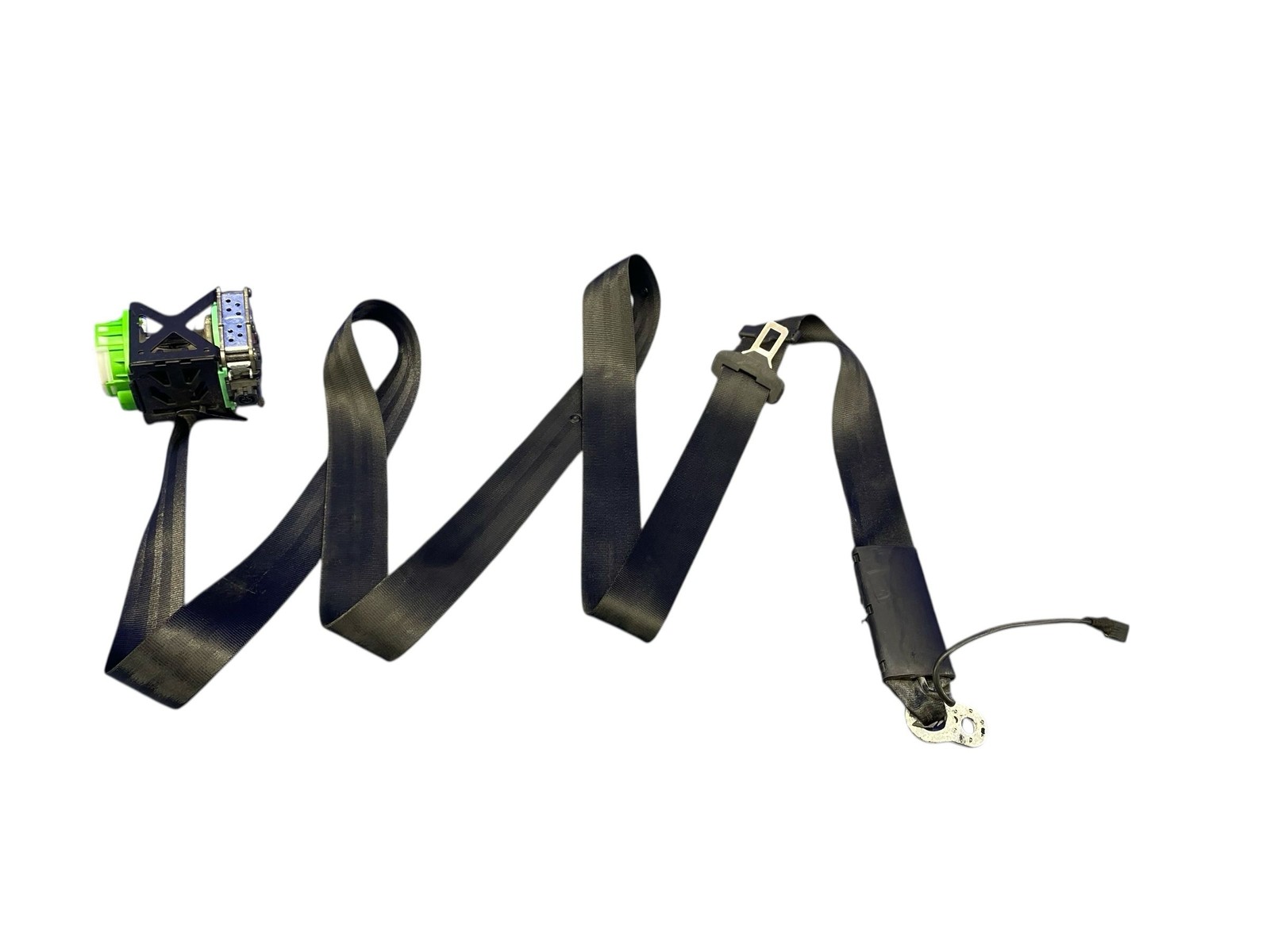 2011 2012 2013 2014 2015 AUDI R8 FRONT LEFT SEAT BELT RETRACTOR ASSEMBLY BLACK