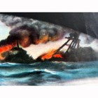 Original 1943 Electric Boat Company "Revenge In The Pacific" Gerald Leake Poster — photo 9