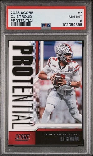 2023 Score - C.J. Stroud Protential PSA 8