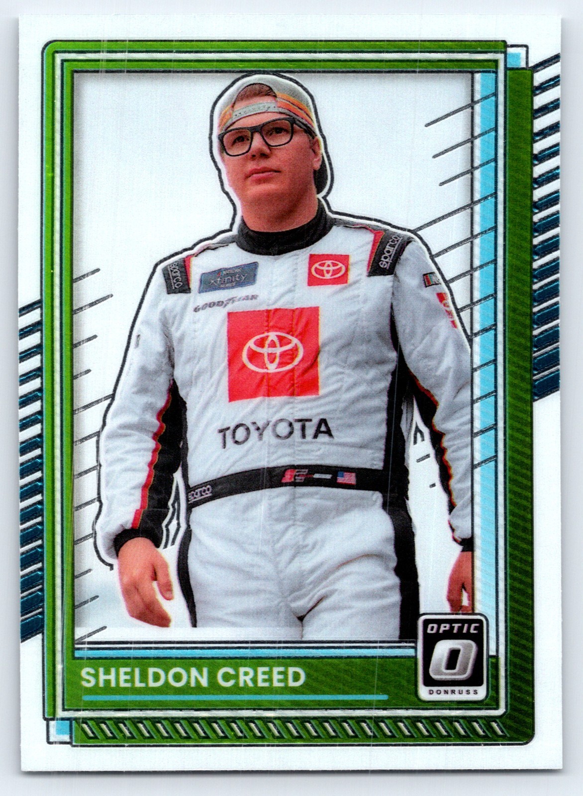 2025 Donruss Racing Optic #77 Sheldon Creed