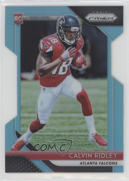 2018 Panini Prizm Light Blue 181/199 Calvin Ridley #209 Rookie RC 3d7