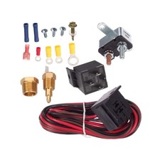 175-185 Degree Electric Fan Relay Kit Cooling Fan Thermostat Switch Temp Sens... 175-185 Degree Electric Fan Relay Kit Cooling Fan Thermostat Switch Temp Sens...