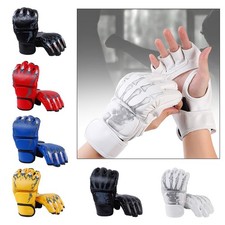Mma boxing gloves, protector hand protection half finger half gloves for men