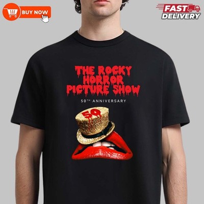 The Rocky Horror Picture Show 50th Anniversary TShirt - Multicolors, Size S-5XL