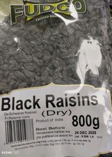 Black Raisins 800g Per Pack 100% Organic And Natural From Afghanistan 17.49 per kilo
