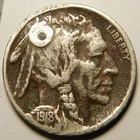 1918 P Buffalo Nickel Cull  "Actual Coin Pictured- Not Chemically Treated"