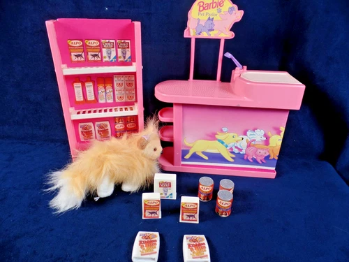 Vintage Barbie So Much to Do Pretty Pet Parlor Set 1994 Incomplete