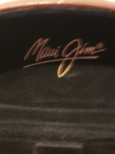 Maui Jim Clamshell Hart Braun Kunstleder Sonnenbrille nur Etui EUC - Bild 4 von 7